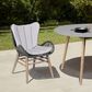 Blue River Mateo Outdoor Dining Chair with Charcoal Rope in Light Eucalyptus, , large