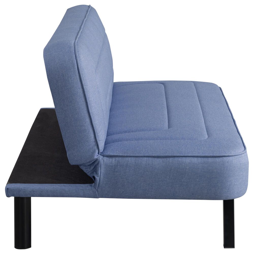 Lifestyle Solutions Frankie Convertible Sofa in Blue, , large