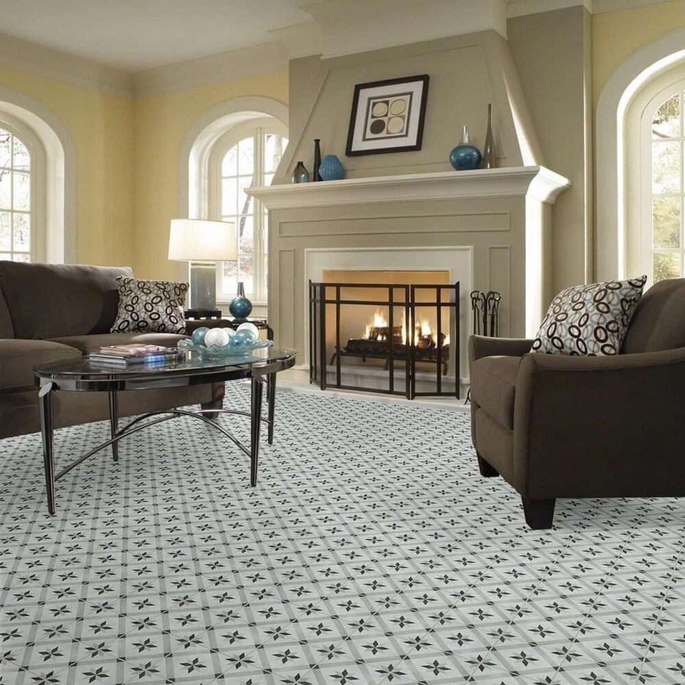 Shaw Revival Maria Opal 8&quot; x 8&quot; Porcelain Tile, , large