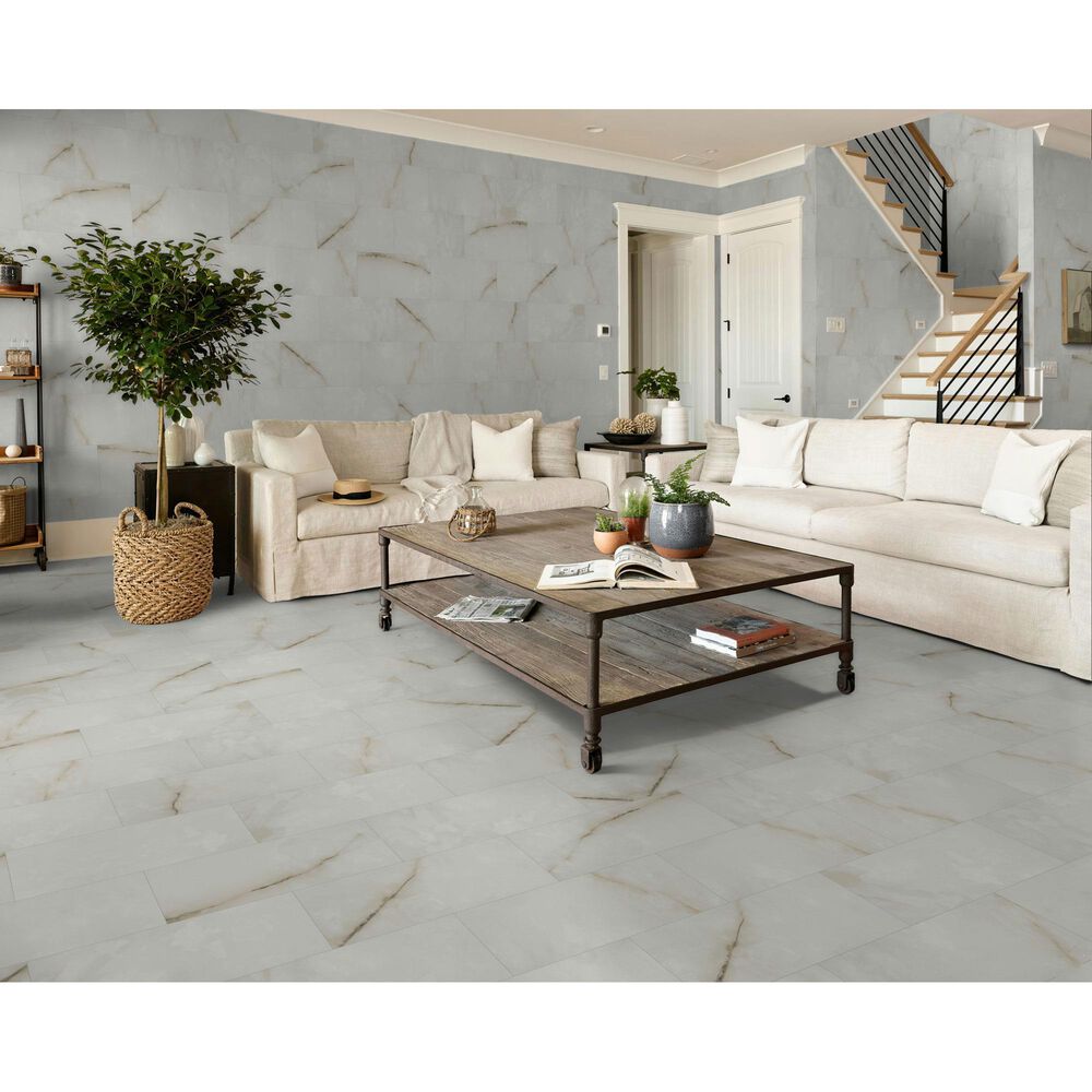 Shaw Astoria Oyster 12" x 24" Matte Porcelain Tile, , large
