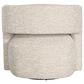 Bernhardt Chloe Swivel Chair in Beige and Tan, , large
