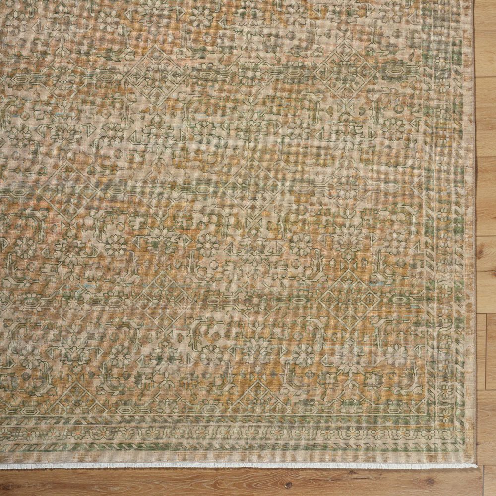 Surya Once Upon a Time Light Beige, Tan, Olive, Taupe, Dusty Coral and Sage 6'5" x 8'10" Area Rug, , large