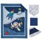 Nojo Baby and Kids Toy Story Outta This World 4-Piece Nursery Crib Bedding Set in Blue and Gray, , large