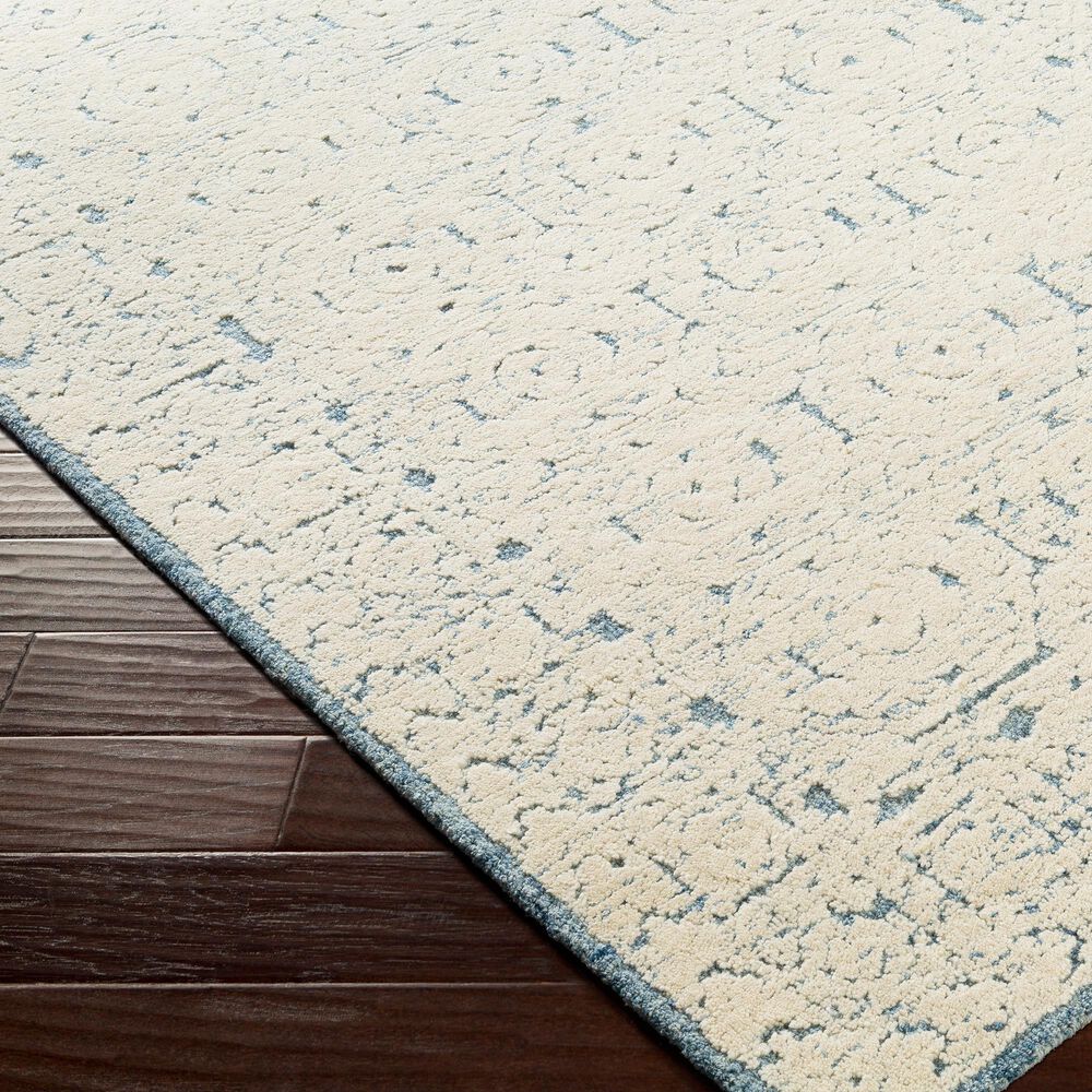 Surya Louvre LOU-2304 4&#39; x 6&#39; Navy, Ice Blue and Cream Area Rug, , large