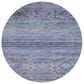 Dalyn Rug Company Karaj KJ4 8" Round Blue Indoor/Outdoor Area Rug, , large