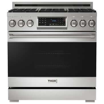 Thor Kitchen Gordon Ramsay 6 Cu. Ft. Professional Natural Gas Range in Stainless Steel, , large