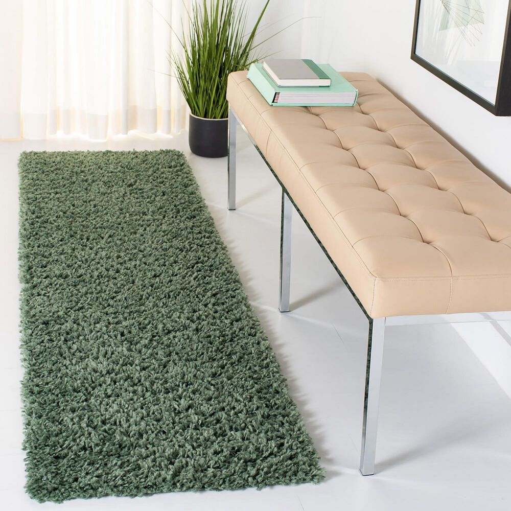Safavieh August Shag 2&#39; x 5&#39; Green Area Rug, , large