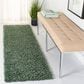 Safavieh August Shag 2" x 5" Green Area Rug, , large