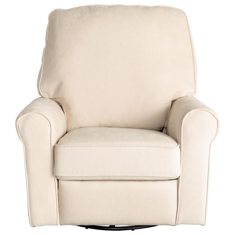 Eastern Shore Savanna Power Swivel Glider Recliner in Ivory, , large