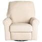 Eastern Shore Savanna Power Swivel Glider Recliner in Ivory, , large