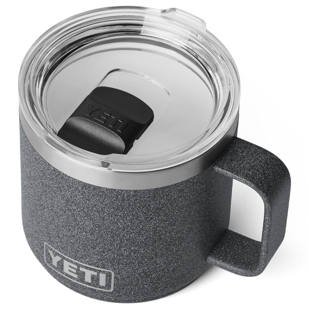 YETI Rambler 14 Oz Ceramic Lined Stackable Mug 2.0 with MagSlider Lid in Black Stone, , large