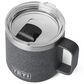 YETI Rambler 14 Oz Ceramic Lined Stackable Mug 2.0 with MagSlider Lid in Black Stone, , large