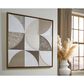 Ashley Harelman 40" x 40" Wall Art in Tan, Taupe and White, , large