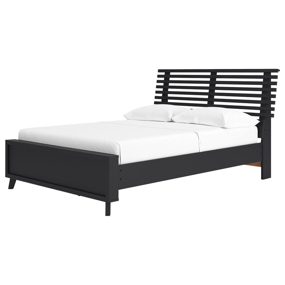 Ashley Danziar Full Slat Panel Bed in Black, , large