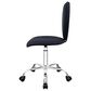 Impressions Vanity Heart Boucle Swivel Vanity Chair with Black Cushion in Matte Silver, , large