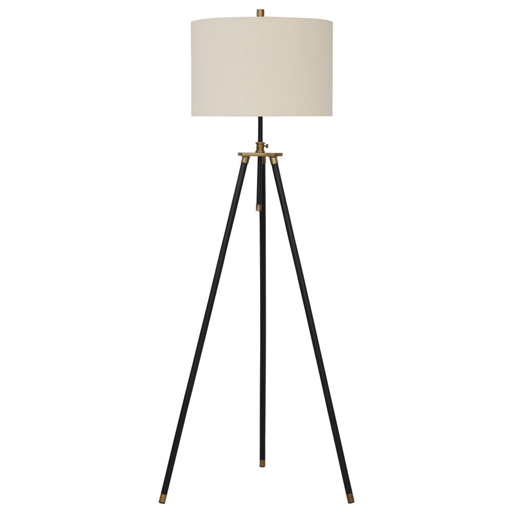 Ashley Cashner Floor Lamp in Black and Gold, , large