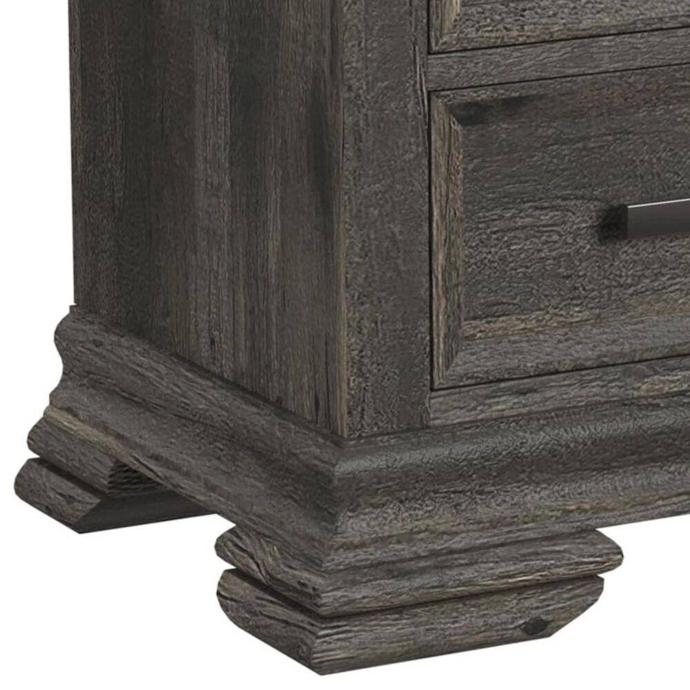 Mayberry Hill Park Ridge 3-Drawer Nightstand in Charcoal, , large