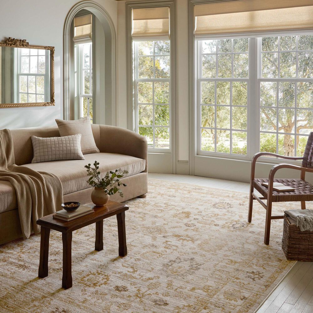 Magnolia Home Pace Natural and Gold 11&#39;6&quot; x 15&#39;4&quot; Area Rug, , large