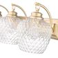 Golden Lighting Adeline 3-Light Vanity Light in Modern Brushed Gold, , large
