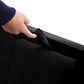 HOMLUX 65" Futon Sleeper Sofa Bed with Adjustable Backrest and Cup Holders in Black, , large