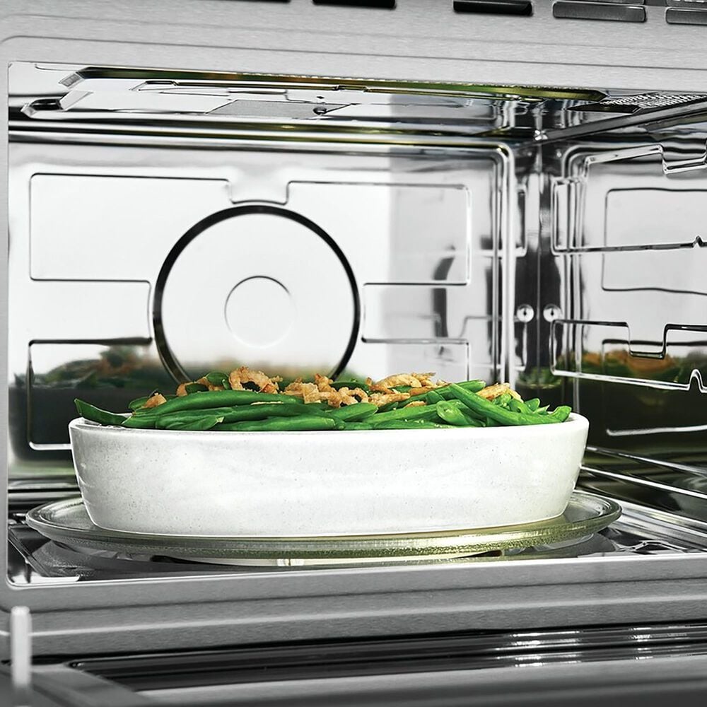 Frigidaire Gallery 1.6 Cu. Ft Built-In Microwave Oven with Drop Down Door in Black Stainless Steel, , large
