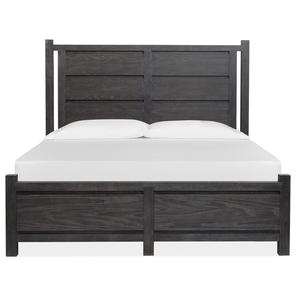 Nicolette Home Plum Creek King Panel Bed in Ravenwood Black, , large