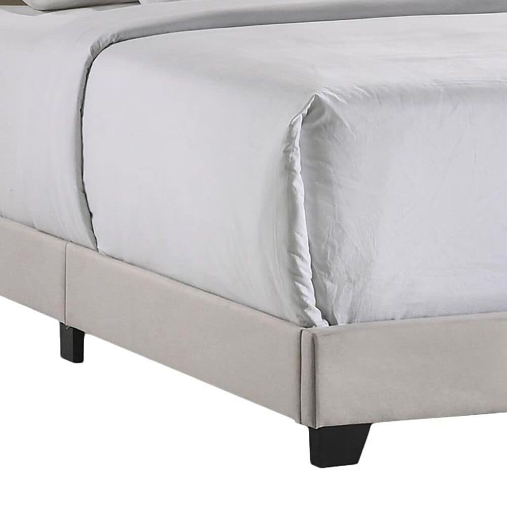 Hawthorne Furniture Zion Upholstered King Panel Bed in Fog, , large