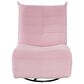 HOMLUX 31" Manual Swivel Glider Recliner with Pocket Coil Seat in Pink Corduroy, , large