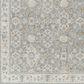 Surya Dresden Gray, White, Medium Gray, Mustard, Light Slate and Denim 5"3" Round Area Rug, , large