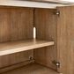 Uttermost Swoosh 5-Door Cabinet in Natural and Cream, , large