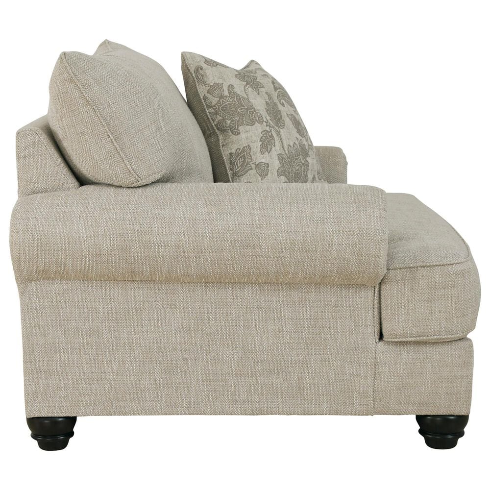 Ashley Asanti Chair and a Half with Ottoman in Fog, , large
