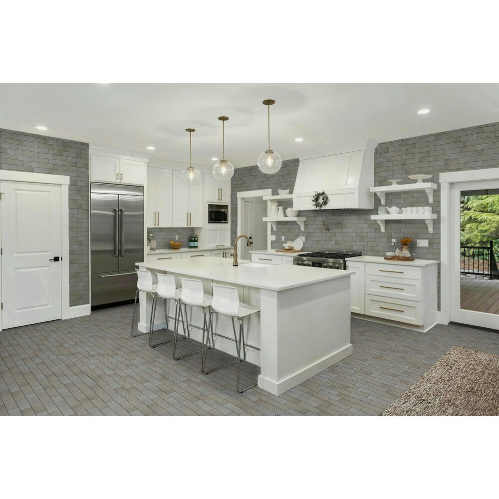 Emser Passion Gris 3&quot; x 8&quot; Glossy Porcelain Tile, , large