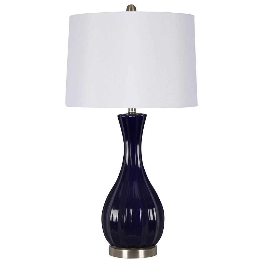 Sagebrook Home 29" Ceramic Table Lamp in Blue, , large