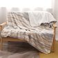 Duke Imports Regal Comfort Smoky Sunset 50" x 70" Throw in Tan, , large