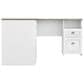 Bush Fairview 3-Piece Office Desk and File Cabinet Set in Shiplap Gray and Pure White, , large