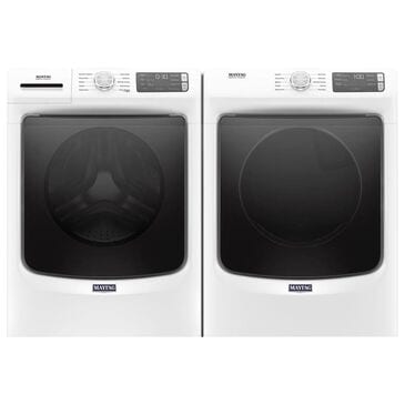Maytag 4.5 Cu. Ft. Front Load Washer and 7.3 Cu. Ft. Electric Dryer in White, , large