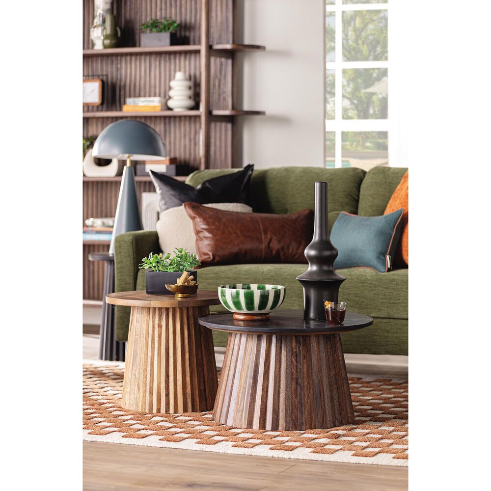 37B Ceilby Accent Coffee Table in Black and Brown, , large