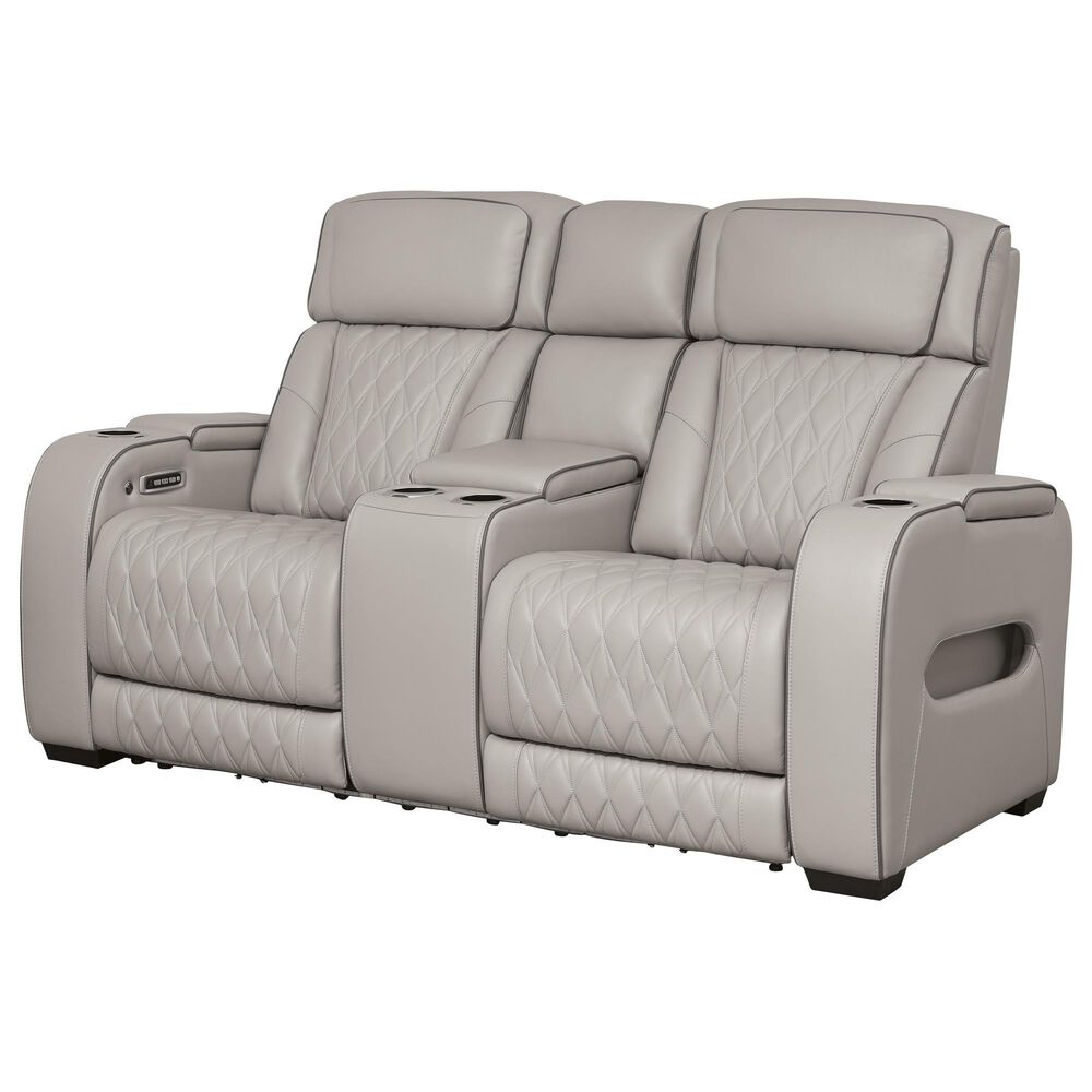 Ashley Boyington 2-Piece Power Reclining Living Room Set in Gray, , large