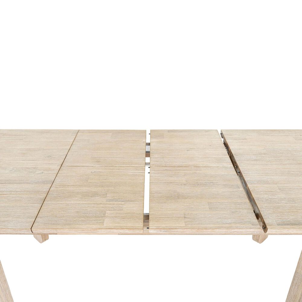LH Imports Haru Extension Dining Table in Sand Wash  - Table Only, , large
