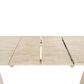 LH Imports Haru Extension Dining Table in Sand Wash  - Table Only, , large