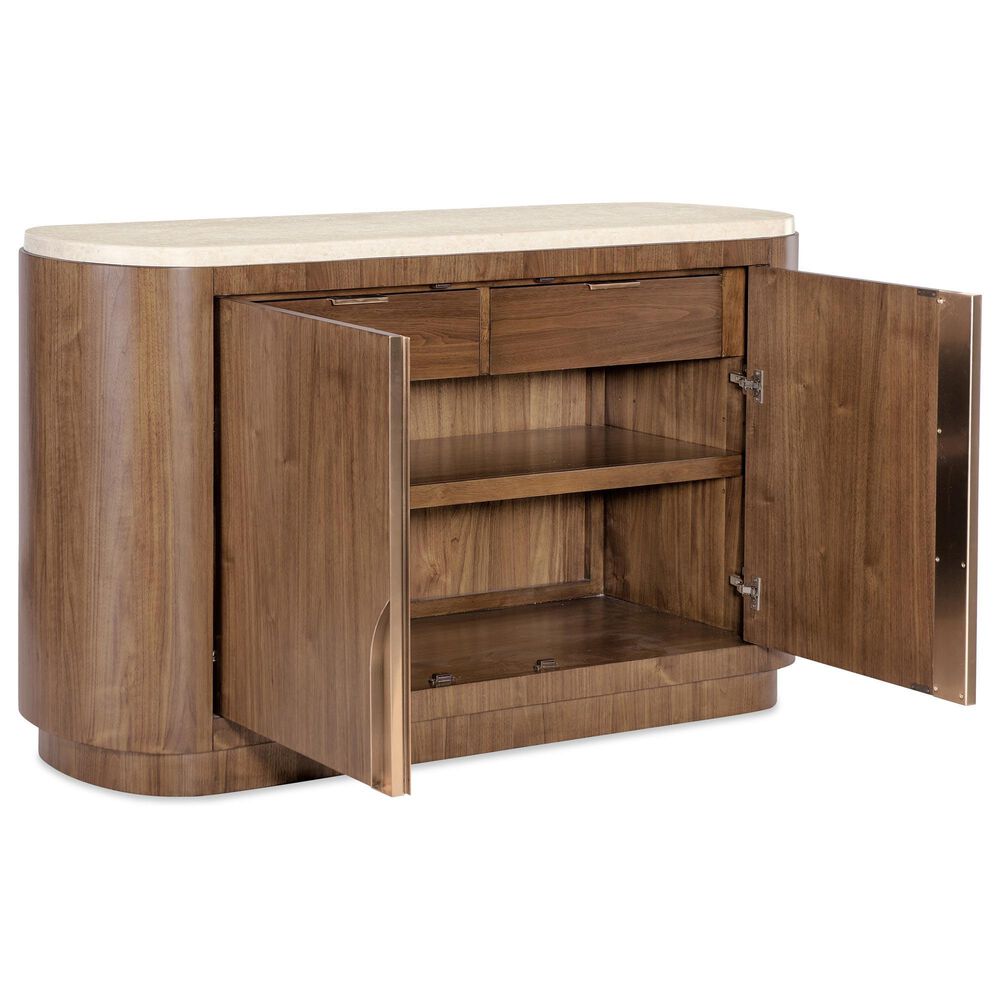 Hooker Furniture Eleana Server in Light Caramel, White and Beige, , large