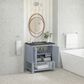 James Martin Vanities Breckenridge 30" Single Bathroom Vanity in Serenity Blue with 3 cm Parisien Bleu Quartz Top and Rectangular Sink, , large