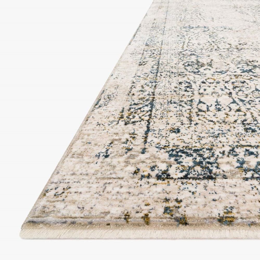 Loloi Theia THE-01 5&#39; x 8&#39; Natural and Ocean, , large
