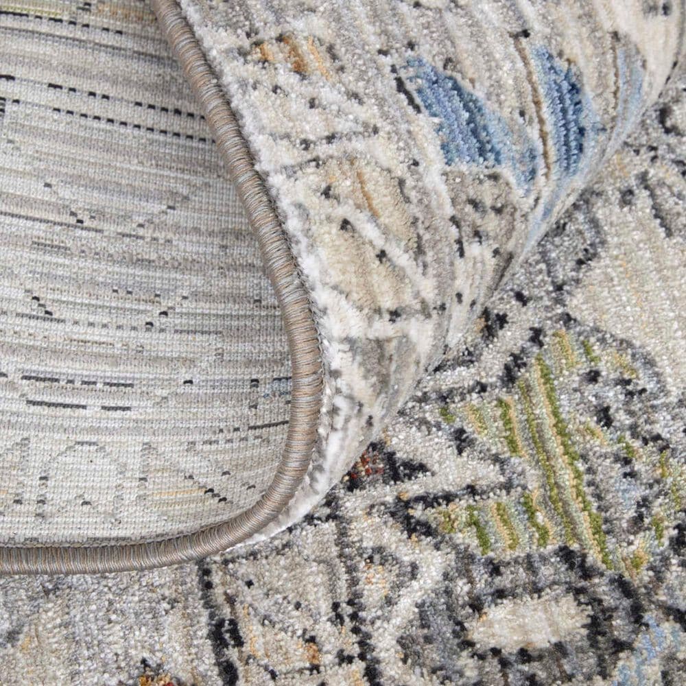 Feizy Melrose 7&#39;10&quot; x 10&#39;3&quot; Ivory and Multicolor Area Rug, , large