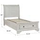 Ashley Robbinsdale Twin Storage Sleigh Bed in Antique White, , large