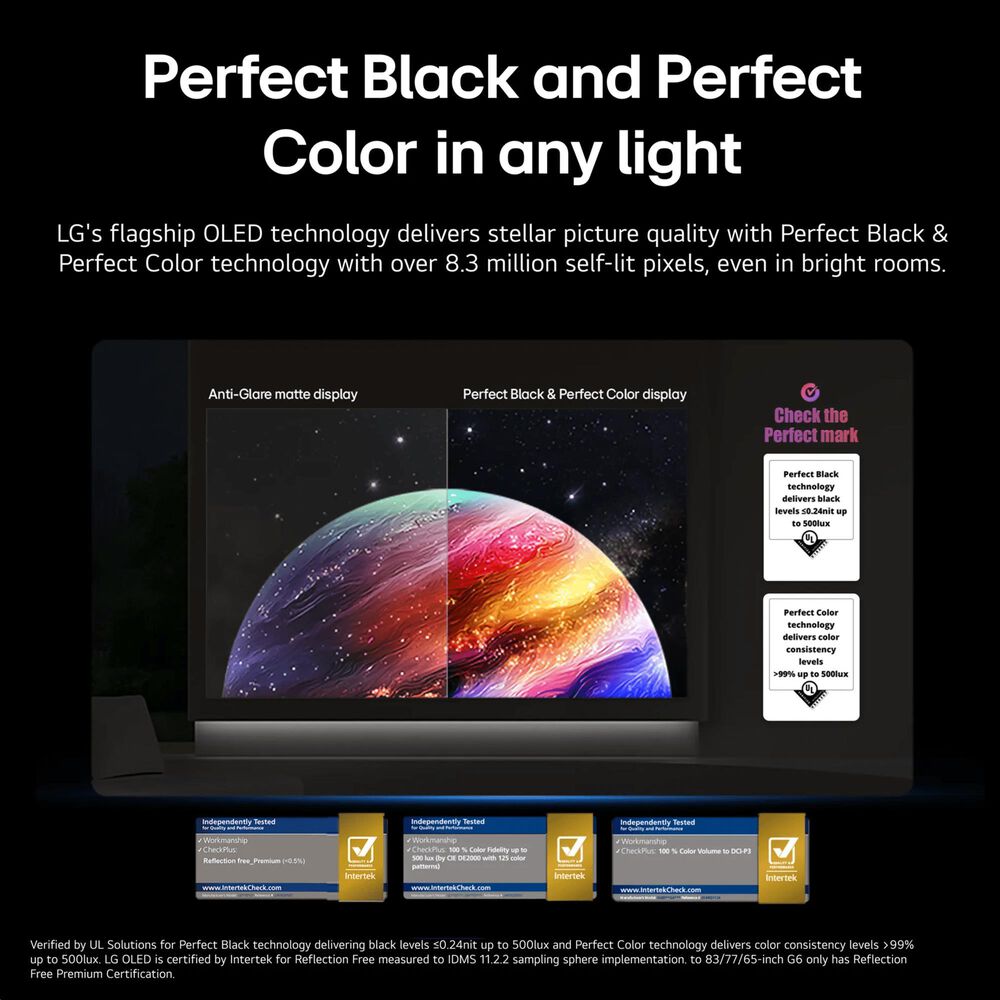 LG 77" Class C6H Series OLED evo AI 4K Ultra HD in Black - Smart TV, , large