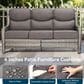 Sunwell Garden 4-Piece Firepit Set in Gray, , large