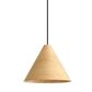 Golden Lighting Conique 1-Light Pendant in Light Walnut, , large