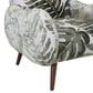 Jonathan Louis Dax Accent Chair in Tika Jade Velvet, , large