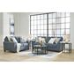 Ashley Cashton Stationary Loveseat in Blue, , large
